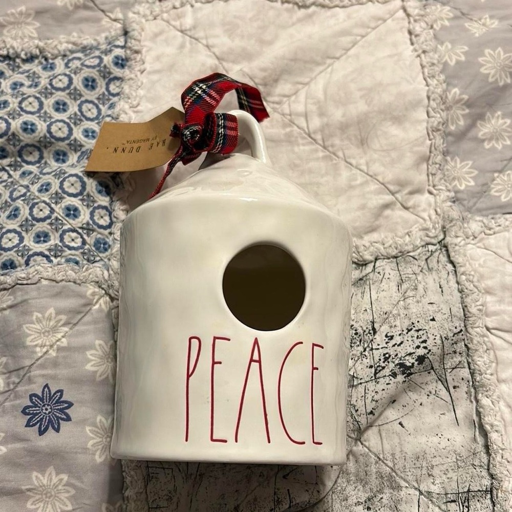 Rae Dunn “peace” home decors holiday christmas tree